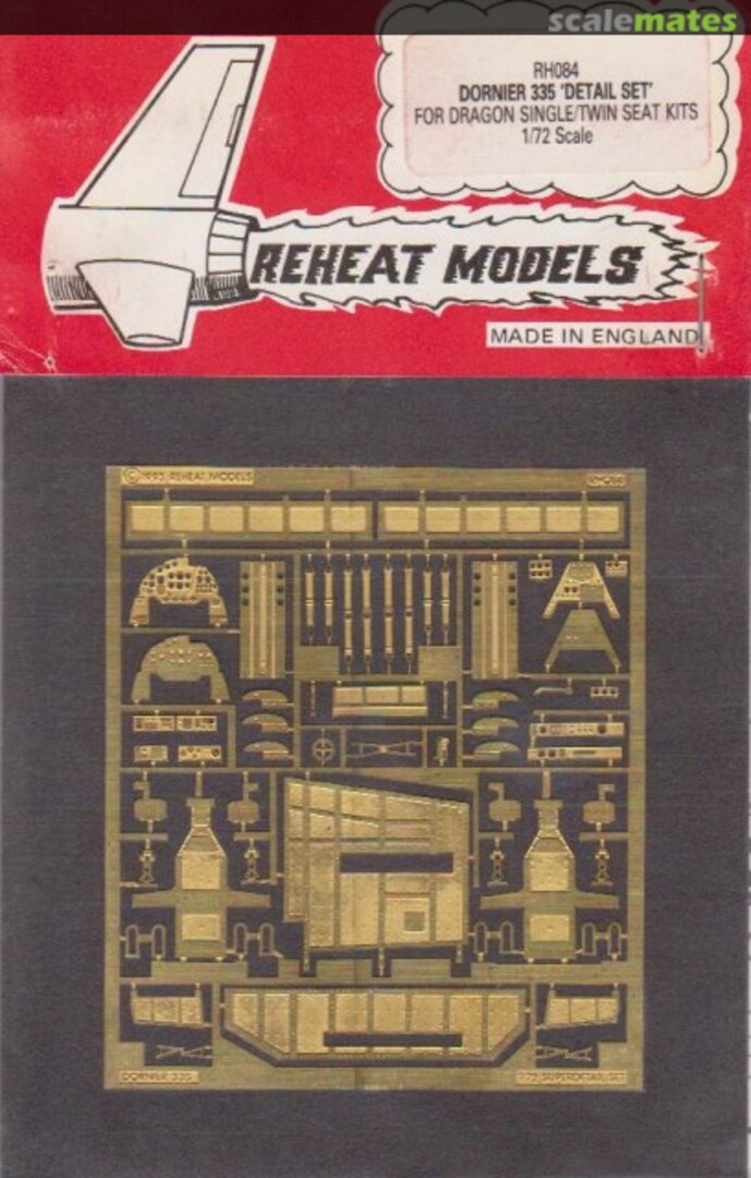 Boxart Dornier 335 'Detail Set' RH084 Reheat Models Boxart Dornier 335 'Detail Set' RH084 Reheat Models