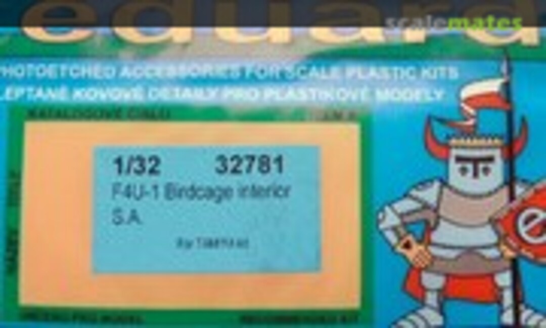 1:32 F4U-1 Birdcage interior S. A. (Eduard 32781) 32781