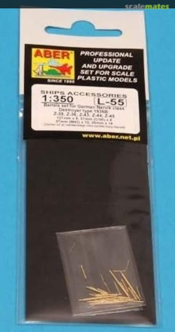 Boxart Narvik Class Destroyer Type 1936B - Barrels 350L55 Aber Boxart Narvik Class Destroyer Type 1936B - Barrels 350L55 Aber