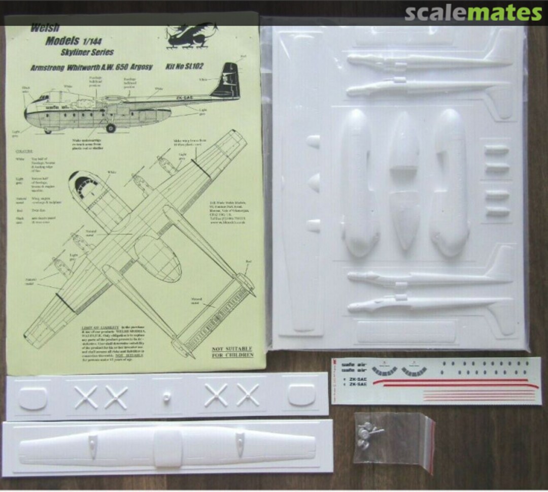 Boxart Armstrong Whitworth A.W. 650 Argosy SL102 Welsh Models Boxart Armstrong Whitworth A.W. 650 Argosy SL102 Welsh Models