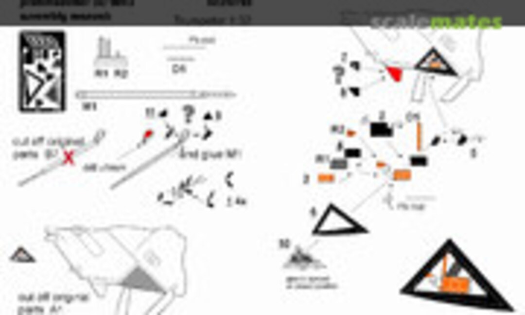 1:35 Mi-24 Pitot tube, black box (Profimodeller 32125)