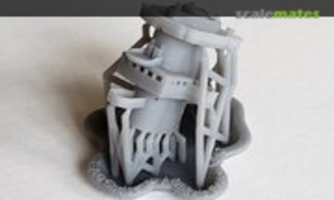 1:700 Gneisenau Enclosed Admiral's Bridge, 1942 (Model Monkey MM700-Gneis.Brdg42)