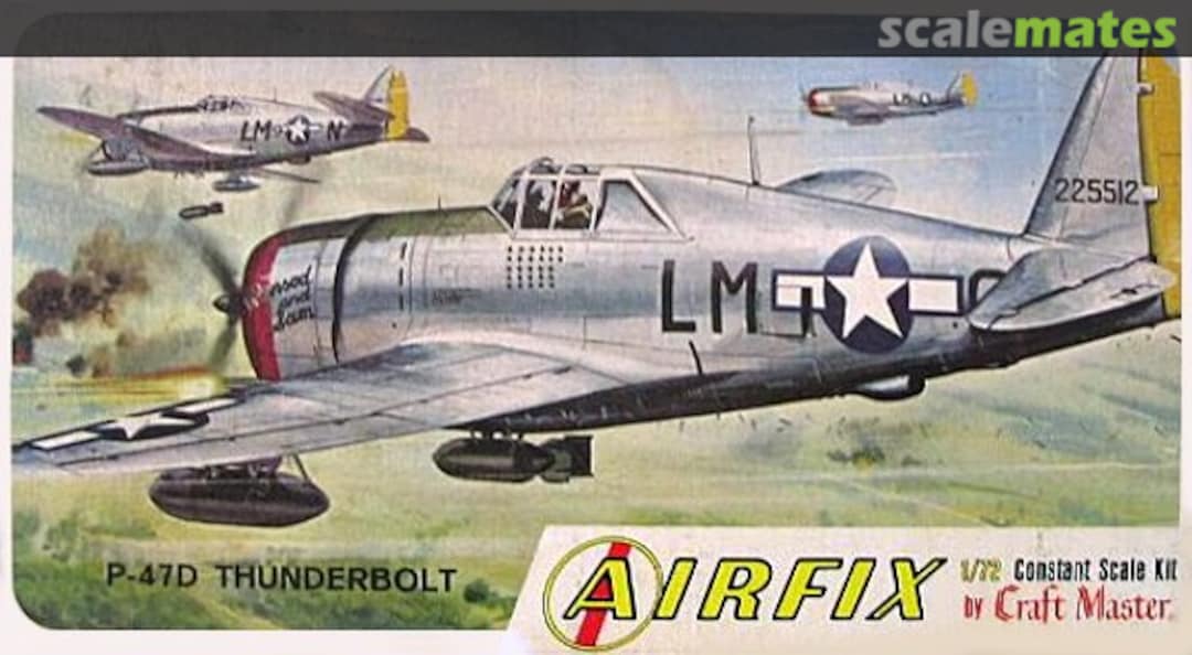 Boxart P-47D Thunderbolt 1210-50 Airfix by Craft Master Boxart P-47D Thunderbolt 1210-50 Airfix by Craft Master