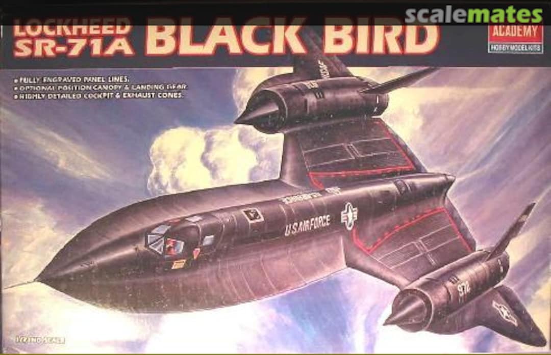 Boxart Lockheed SR-71A Black Bird 1627 Academy Boxart Lockheed SR-71A Black Bird 1627 Academy