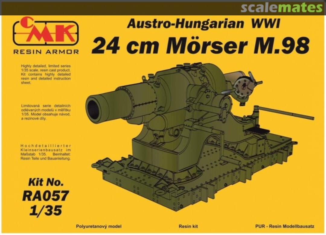 Boxart 24cm Mörser M.98 RA057 Resin Armor Boxart 24cm Mörser M.98 RA057 Resin Armor