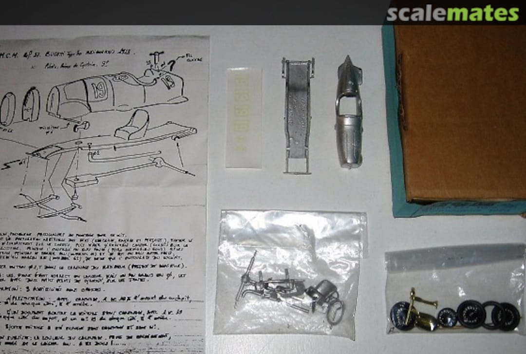 Boxart Bugatti Type 30 27 M.C.M. Boxart Bugatti Type 30 27 M.C.M.