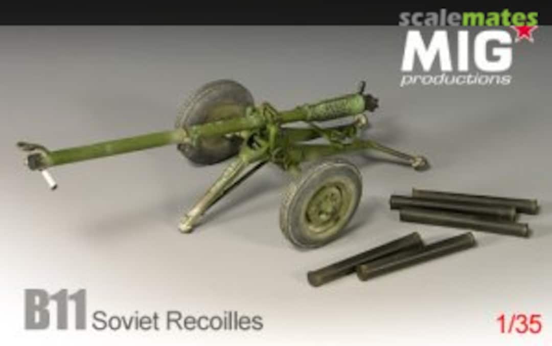 Boxart Soviet B-11 Recoiless Rifle MP35 268 MIG Productions Boxart Soviet B-11 Recoiless Rifle MP35 268 MIG Productions