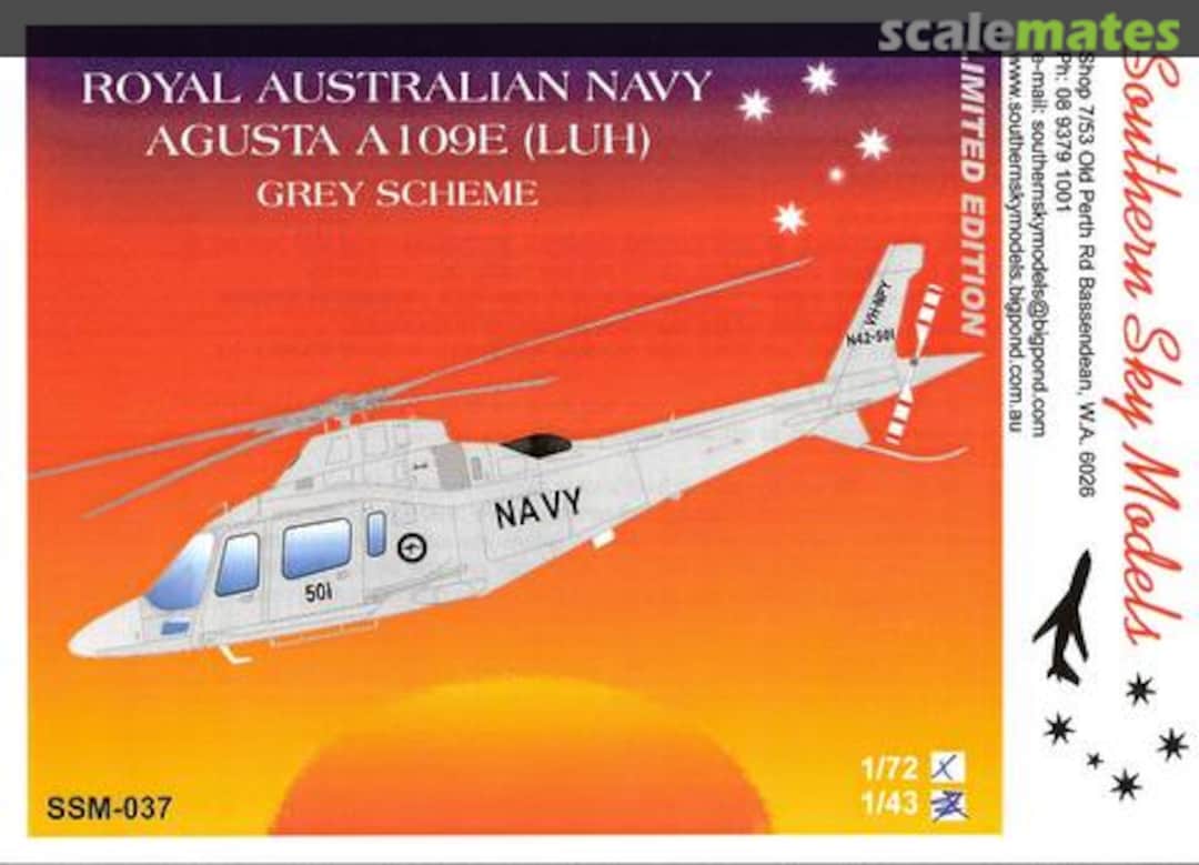 Boxart Agusta A109E (LUH) SSM-037 Southern Sky Models Boxart Agusta A109E (LUH) SSM-037 Southern Sky Models