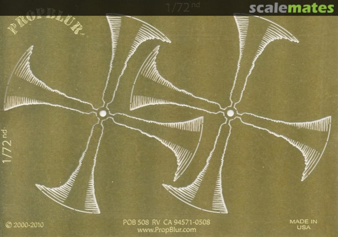 Boxart Propblur On Hub 4-bladed propeller OHPB724b2u PropBlur.com