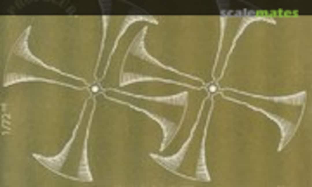 1:72 Propblur On Hub 4-bladed propeller (PropBlur.com OHPB724b2u)