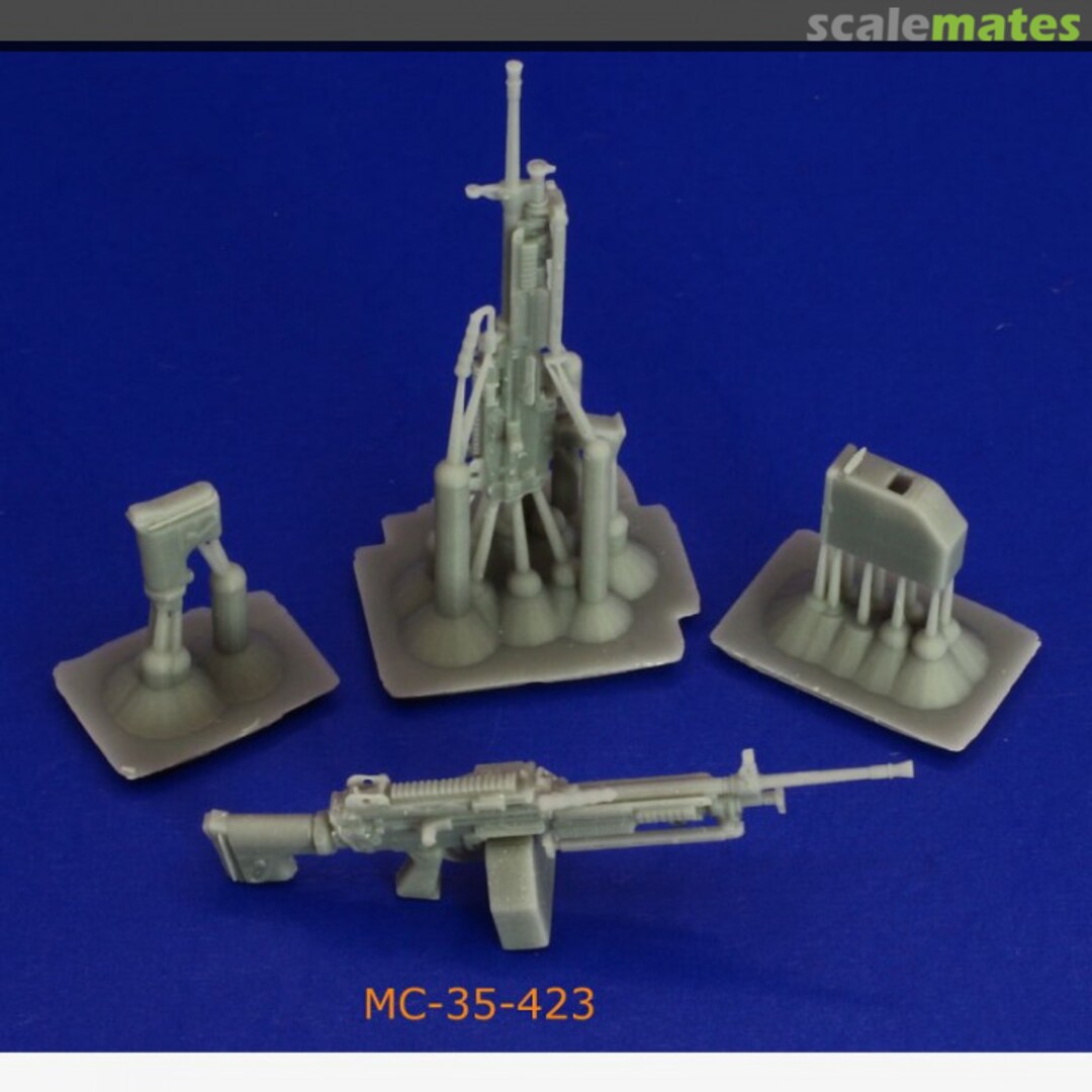 Contents FN Minimi VER 2 (Tactical Stock) MC-35-423 3D MicroCosmos