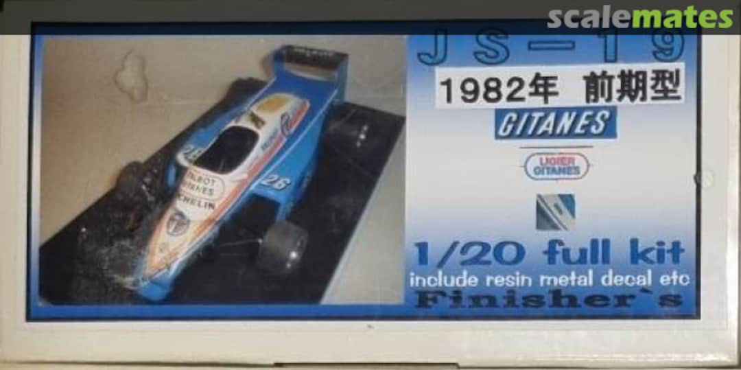 Boxart Ligier JS19 Early 1982 Finisher's & Auto Modeli G.T Boxart Ligier JS19 Early 1982 Finisher's & Auto Modeli G.T