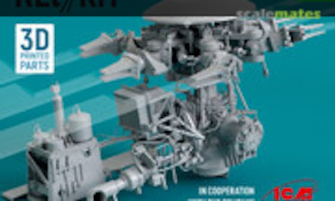 1:35 CH-54A &quot;Tarhe&quot; Folded main rotor with blade fold restraint systems (ResKit RSU35-0045)