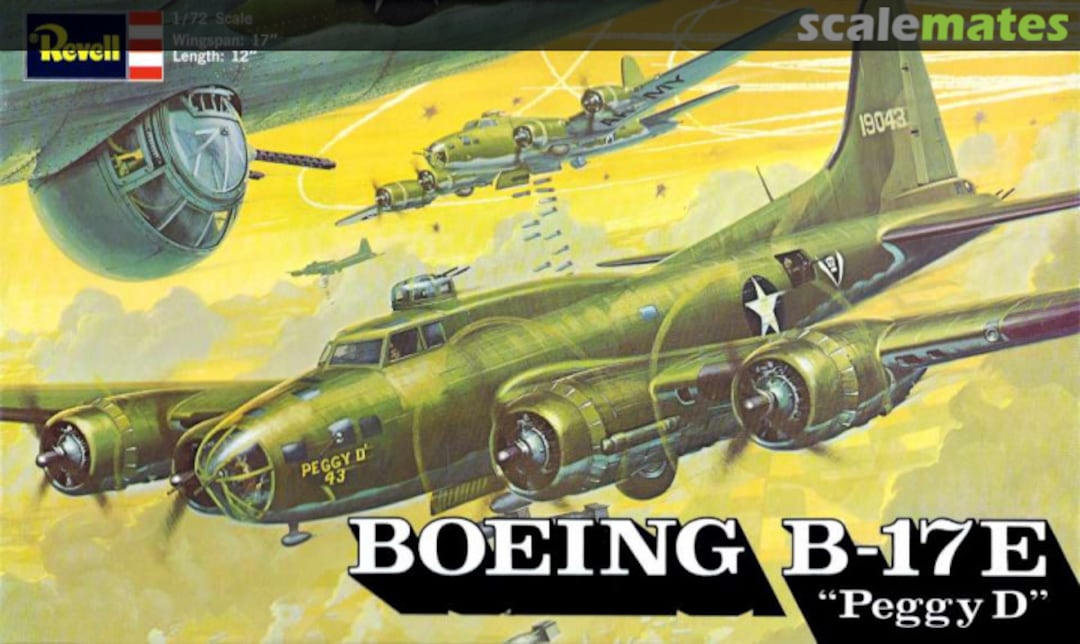 Boxart Boeing B-17E "Peggy D" H-228 Revell Boxart Boeing B-17E "Peggy D" H-228 Revell