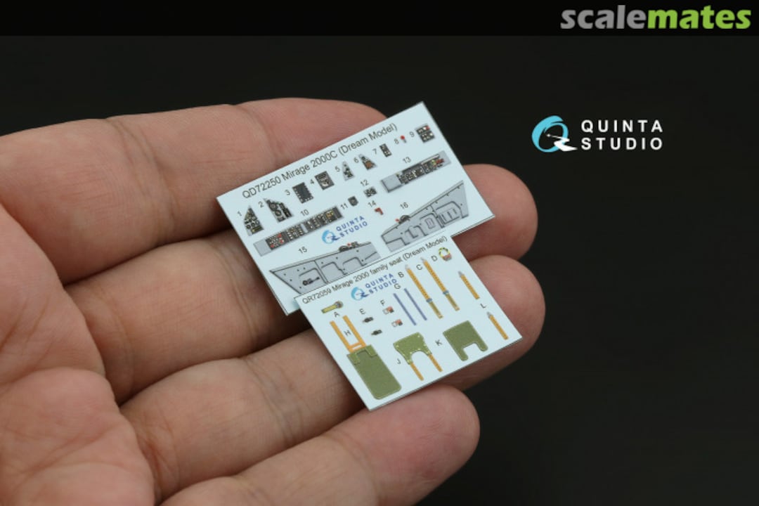 Contents Mirage 2000C interior 3D decals QD72250 Quinta Studio Contents Mirage 2000C interior 3D decals QD72250 Quinta Studio