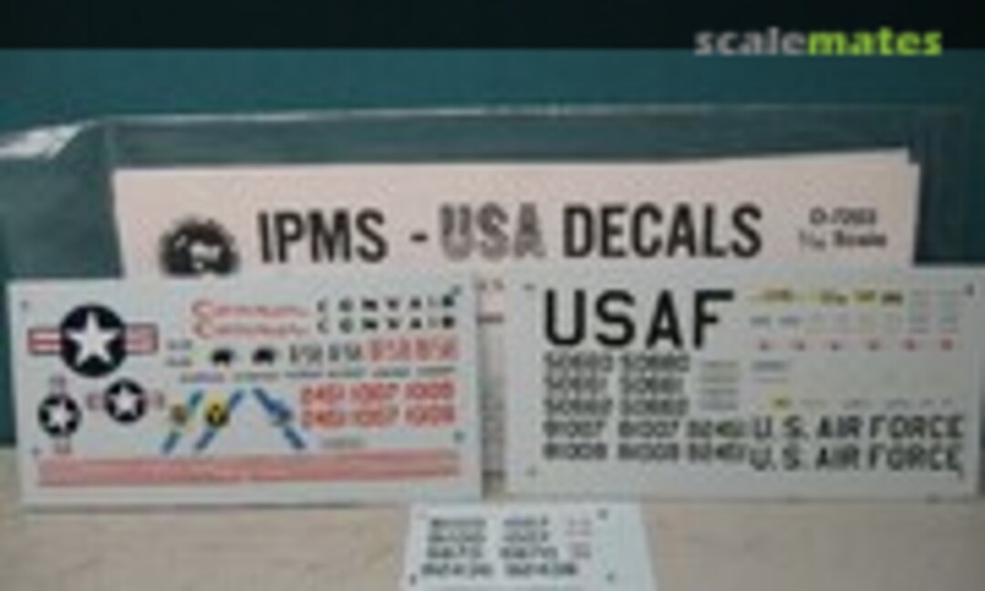 1:72 Convair XB-58, B-58A, & TB-58A Hustler (IPMS USA D-7203) D-7203