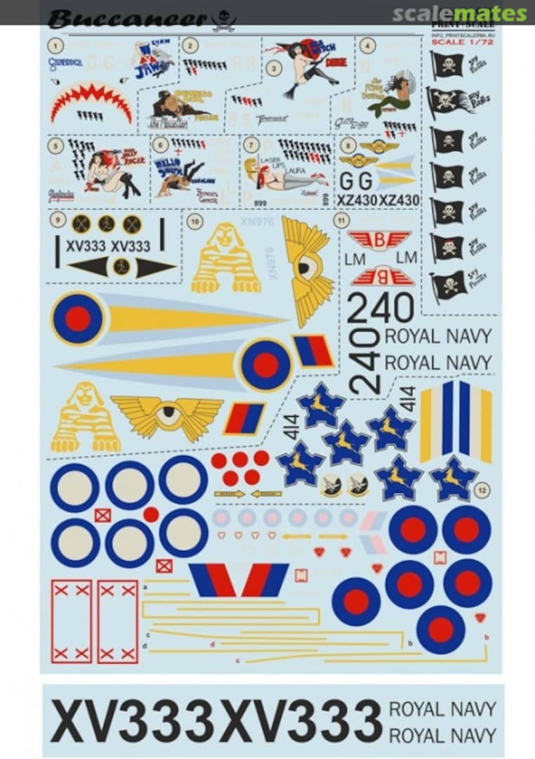 Boxart Buccaneer 72-085 Print Scale Boxart Buccaneer 72-085 Print Scale