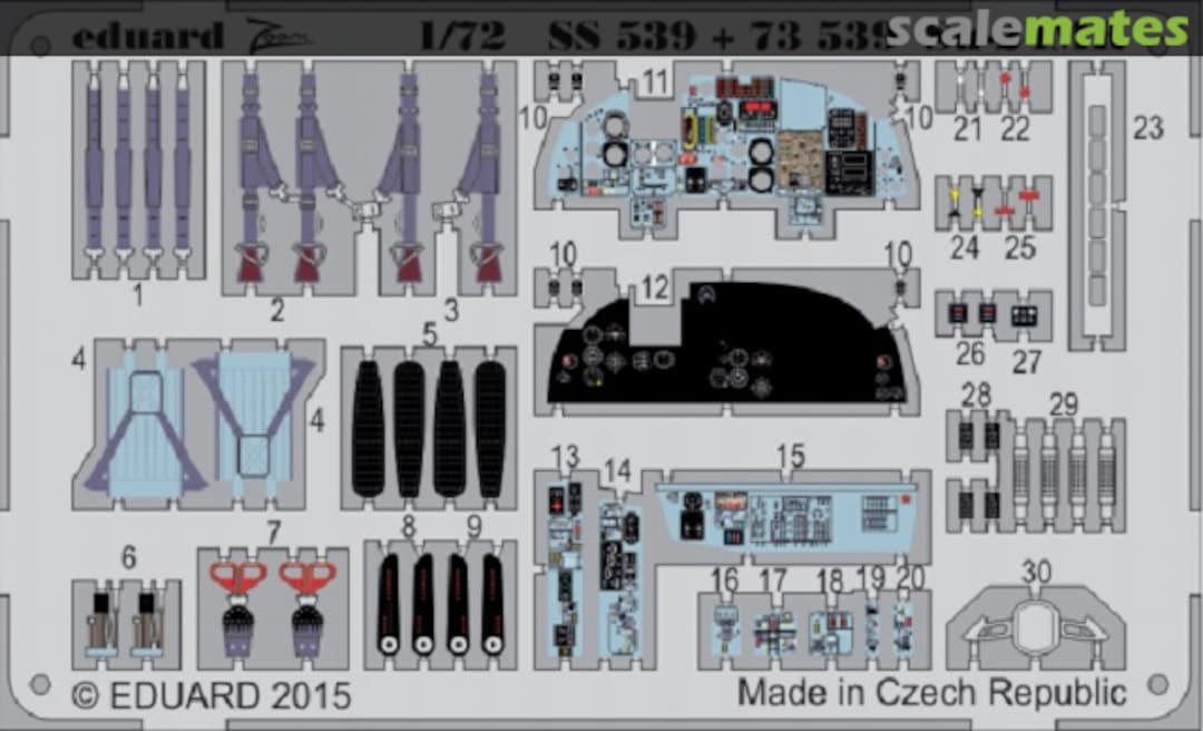 Boxart Sukhoi Su-24MR "Fencer-E" SS539 Eduard Boxart Sukhoi Su-24MR "Fencer-E" SS539 Eduard
