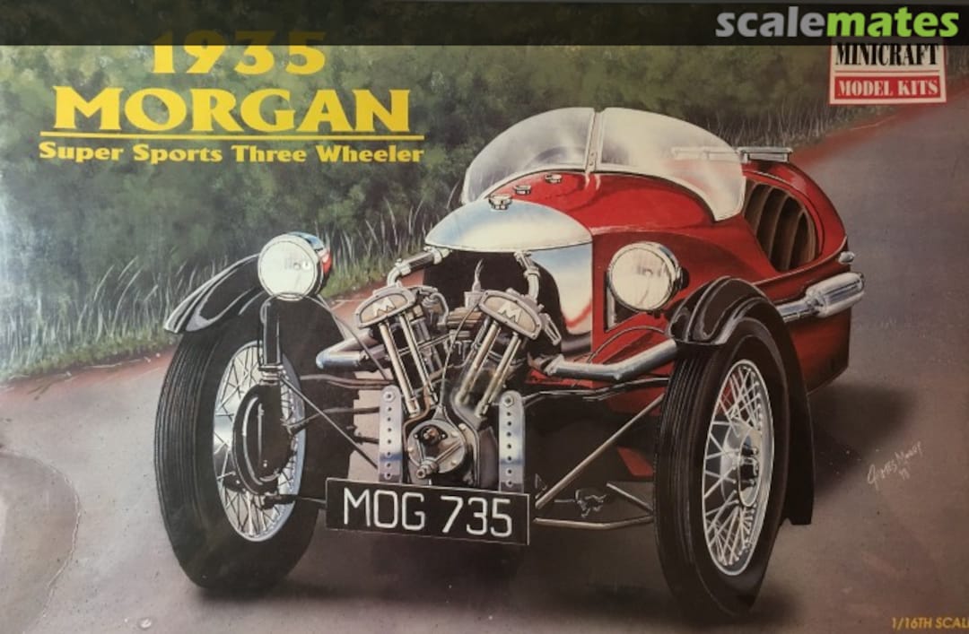 Boxart 1935 Morgan 11212 Minicraft Model Kits Boxart 1935 Morgan 11212 Minicraft Model Kits