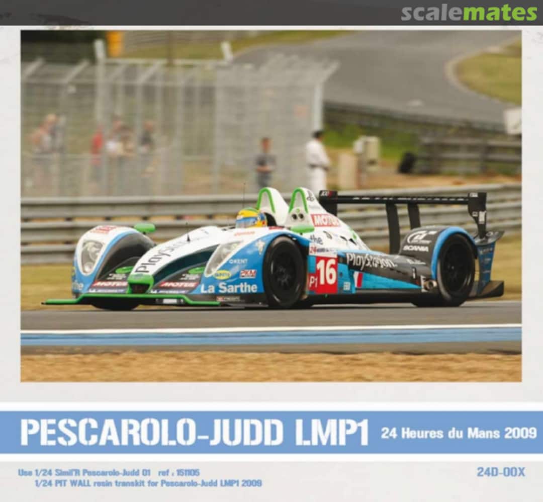 Boxart Pescarolo Judd LMP1 PlayStation #16 24D-006 Pit Wall Boxart Pescarolo Judd LMP1 PlayStation #16 24D-006 Pit Wall