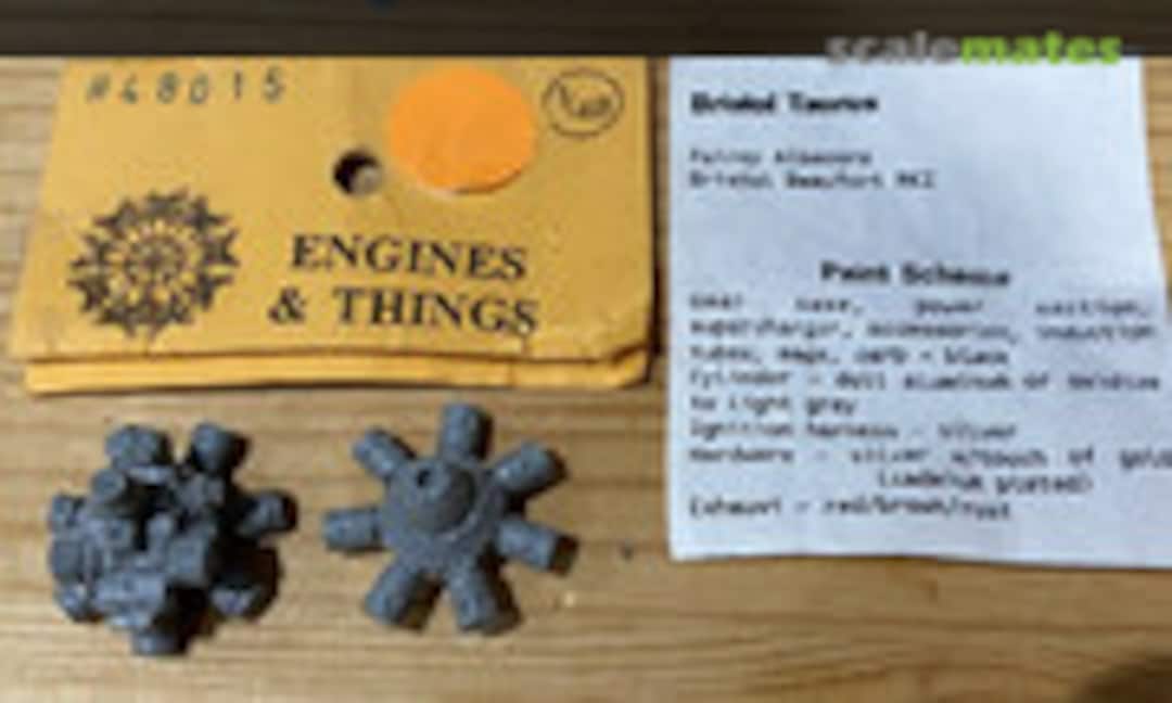 1:48 Bristol Taurus 14 cyl. sleeve valve (Engines & Things 48015) 48015