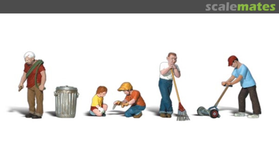 Boxart Lawn Workers A1915 Woodland Scenics Boxart Lawn Workers A1915 Woodland Scenics