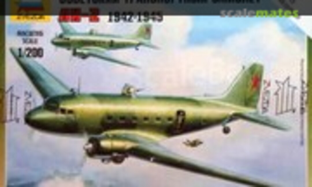 1:200 Soviet transport plane Li-2 (Zvezda 6140) 6140