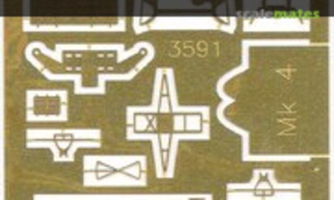 1:350 USN Mk 4 & 22 radar antenna (Tom's Modelworks 3591) 3591