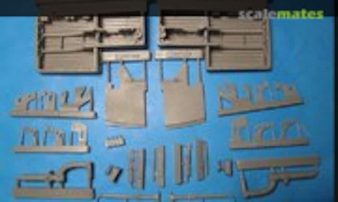 1:48 B-24 Wheel Wells and landing gear (Vector 48-067) 48-067