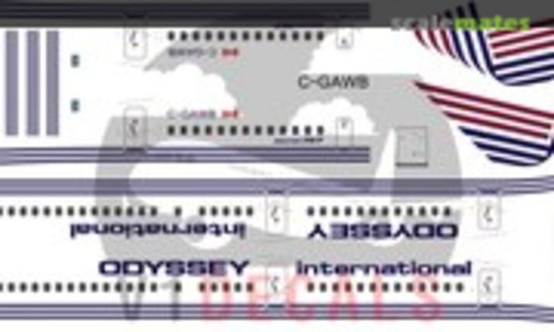 1:144 Odyssey International Boeing 757-200 (V1 Decals V1D0182-144) V1D0182-144
