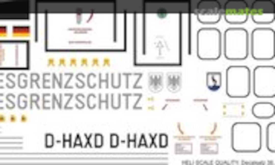 1:32 SA 330 - Bundesgrenzschutz - D-HAXD (Heli Scale Quality Decal 38) Decal 38
