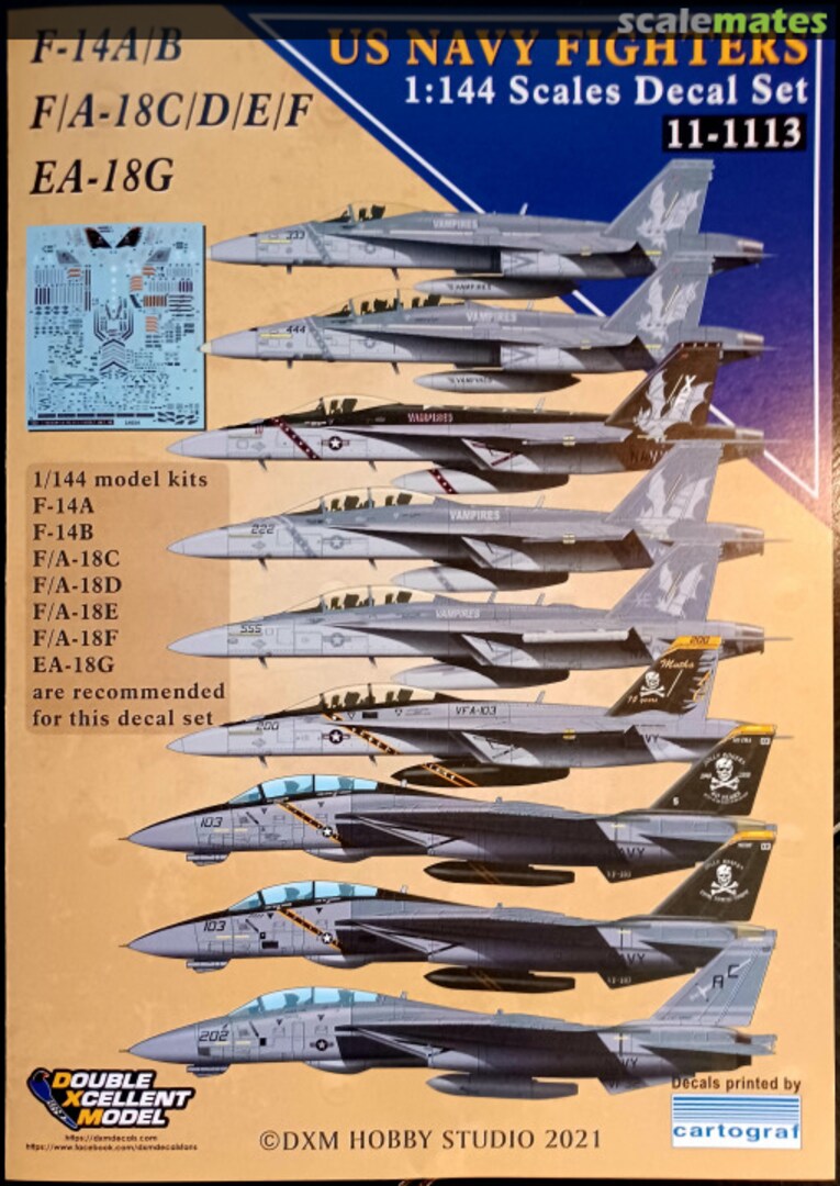 Boxart US Navy Fighters 11-1113 Double Xcellent Model Boxart US Navy Fighters 11-1113 Double Xcellent Model