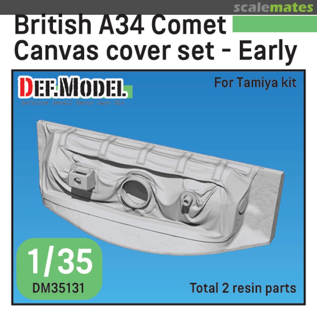 Boxart British A34 Comet Canvas Cover set- Early DM35131 Def.Model Boxart British A34 Comet Canvas Cover set- Early DM35131 Def.Model