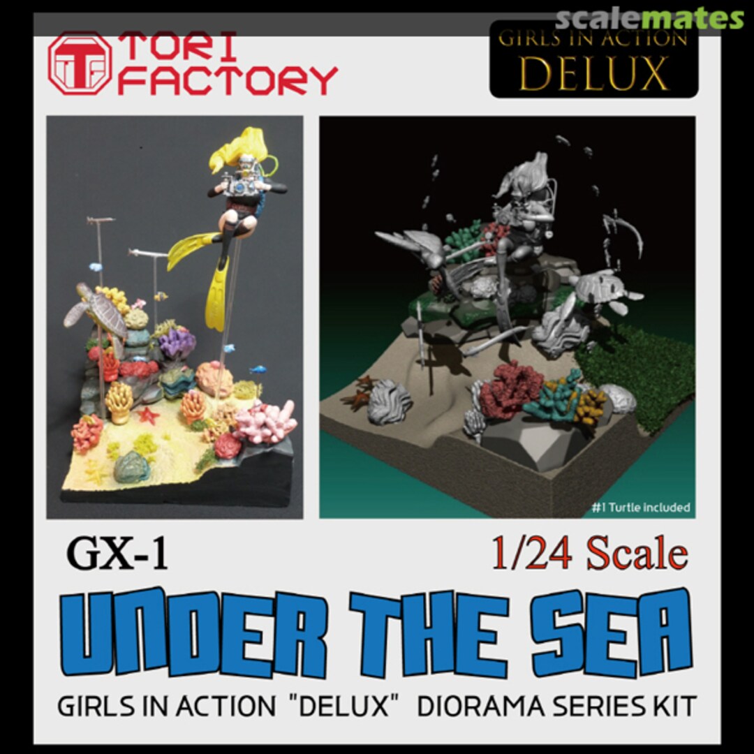 Boxart Girls in Action Deluxe Diorama Under The Sea GX-1 Tori Factory