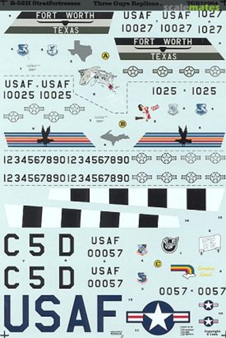 Boxart Boeing B-52H Stratofortress (Late) 72004 Three Guys Replicas Boxart Boeing B-52H Stratofortress (Late) 72004 Three Guys Replicas