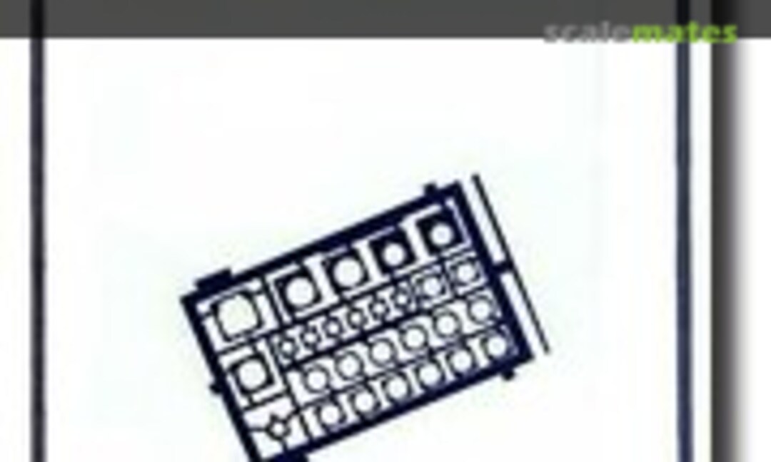 1:32 Instrument Bezels (Waldron Model Products 3221)