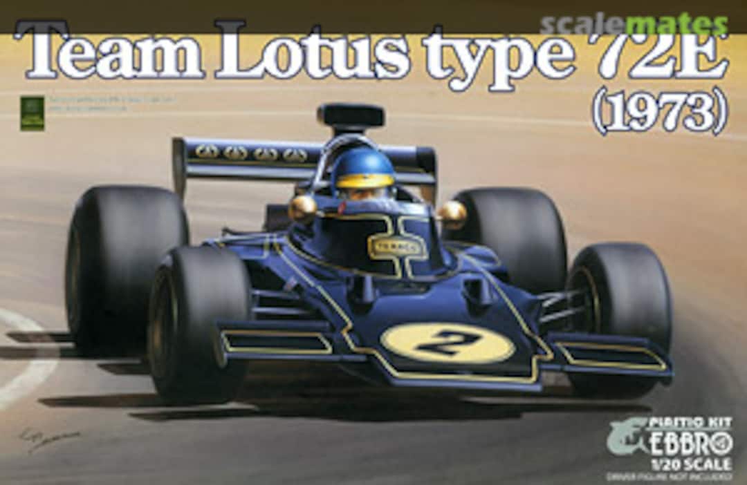 Boxart Team Lotus type 72E (1973) 20009 Ebbro Boxart Team Lotus type 72E (1973) 20009 Ebbro