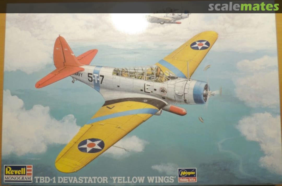 Boxart TBD-1 Devastator 'Yellow Wings' 86157 Hasegawa/Revell Monogram Boxart TBD-1 Devastator 'Yellow Wings' 86157 Hasegawa/Revell Monogram