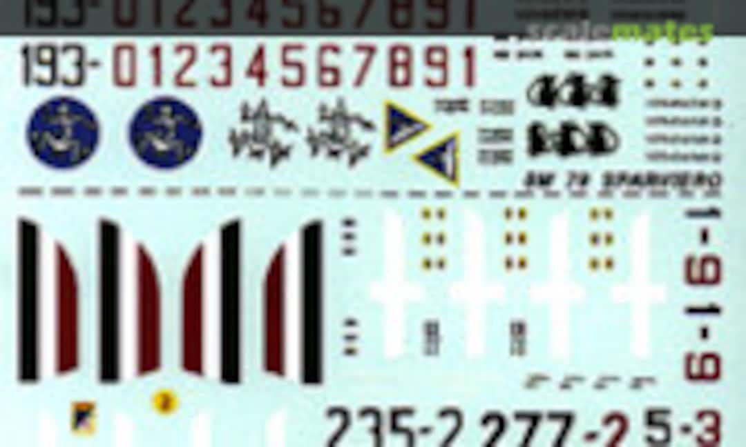 1:72 Regia Aeronautica SM 79, BR 20, Ro 37 (Tauro Model 72-513) 72-513