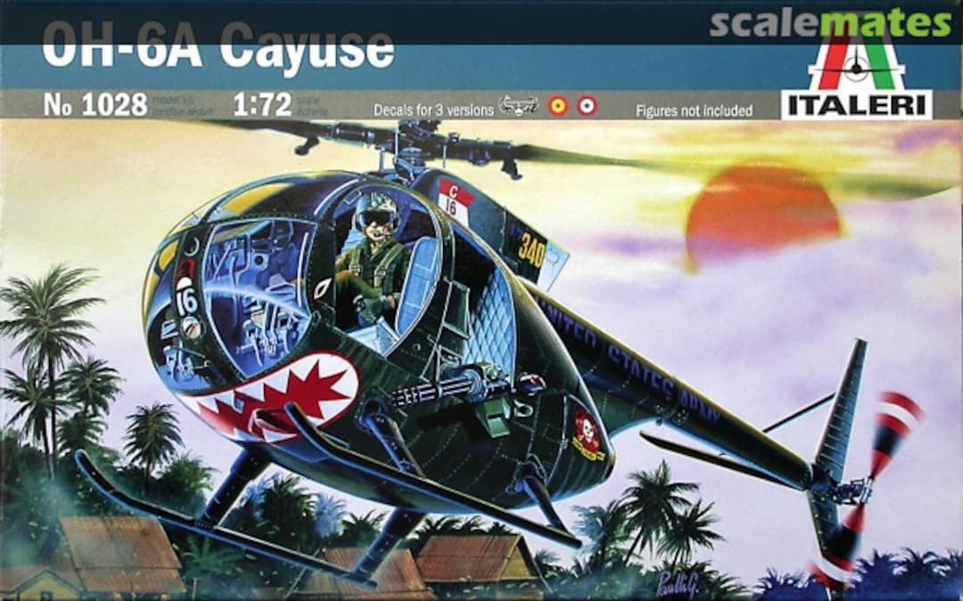 Boxart OH-6A Cayuse 1028 Italeri Boxart OH-6A Cayuse 1028 Italeri