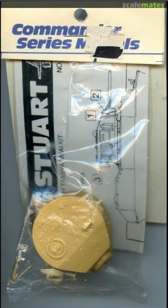 Boxart WWII M3 Stuart Update Turret 0--123 Commander Series Models Boxart WWII M3 Stuart Update Turret 0--123 Commander Series Models