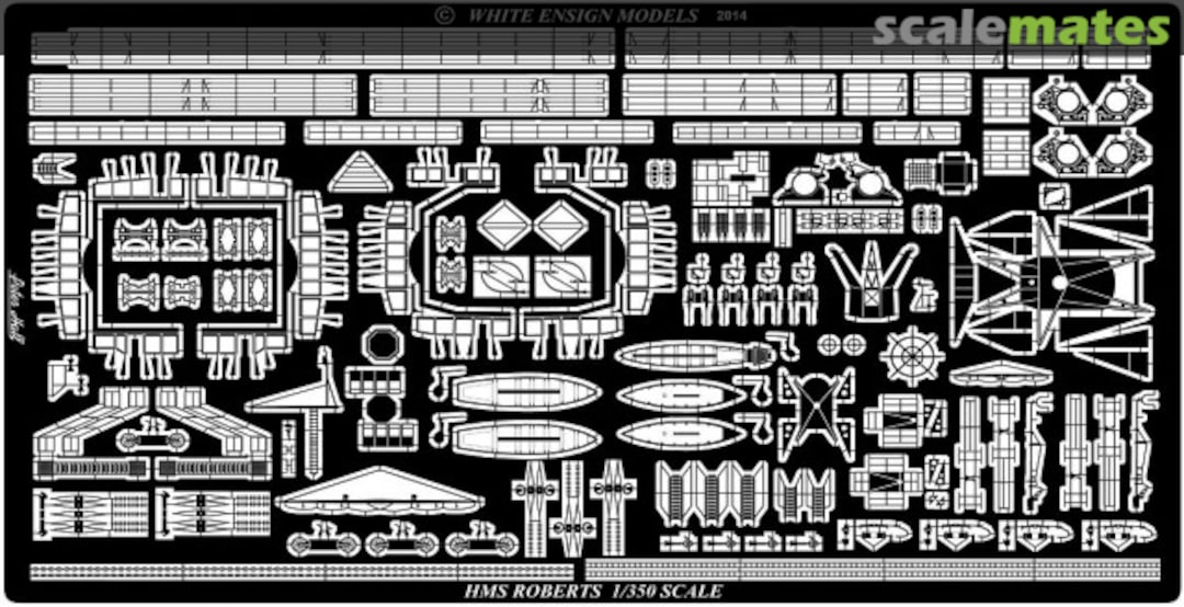 Boxart HMS Roberts PE PE 35177 White Ensign Models Boxart HMS Roberts PE PE 35177 White Ensign Models