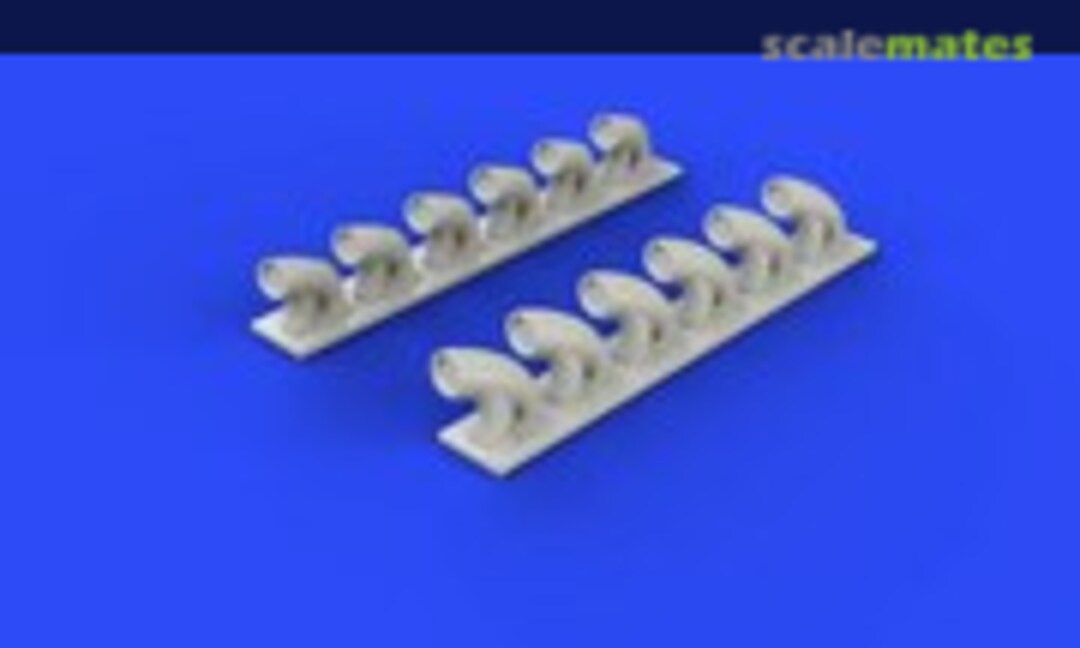 1:32 P-39Q/N exhaust stacks (Eduard 632081) 632081