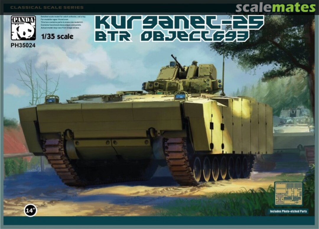 Boxart BTR Kurganets-25, Object 693 PH-35024 Panda Hobby Boxart BTR Kurganets-25, Object 693 PH-35024 Panda Hobby