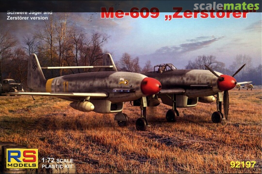 Boxart Messerschmitt Me 609 92197 RS Models