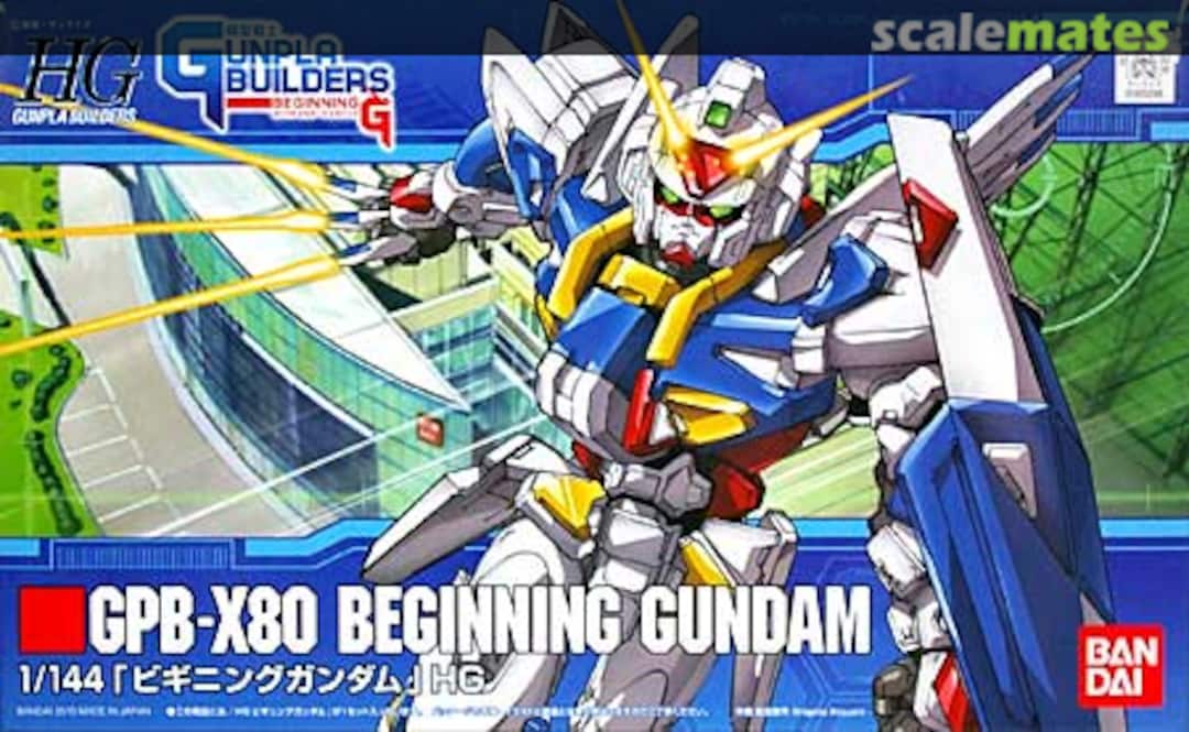 Boxart GPB-X80 Beginning Gundam 0165296 Bandai Boxart GPB-X80 Beginning Gundam 0165296 Bandai