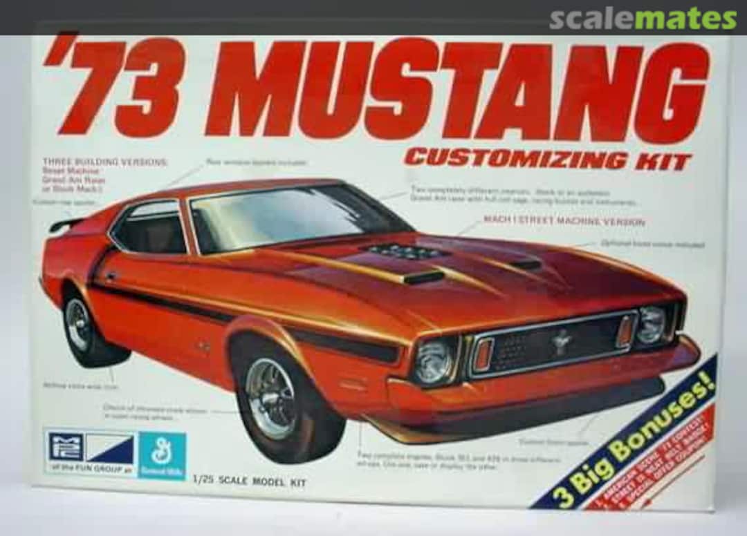 Boxart '73 Mustang 1-7313-225 MPC Boxart '73 Mustang 1-7313-225 MPC