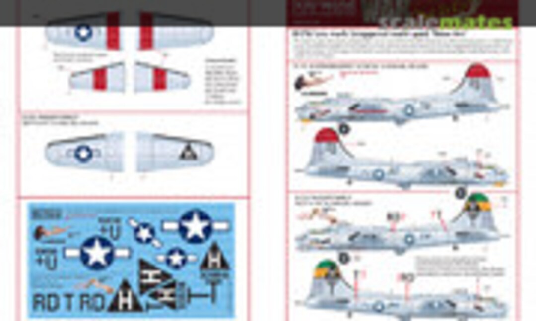 1:48 B-17G Flying Fortress 'L5 with Breakfast' & 'Naughty Nancy' (Kits-World KW148193) KW148193