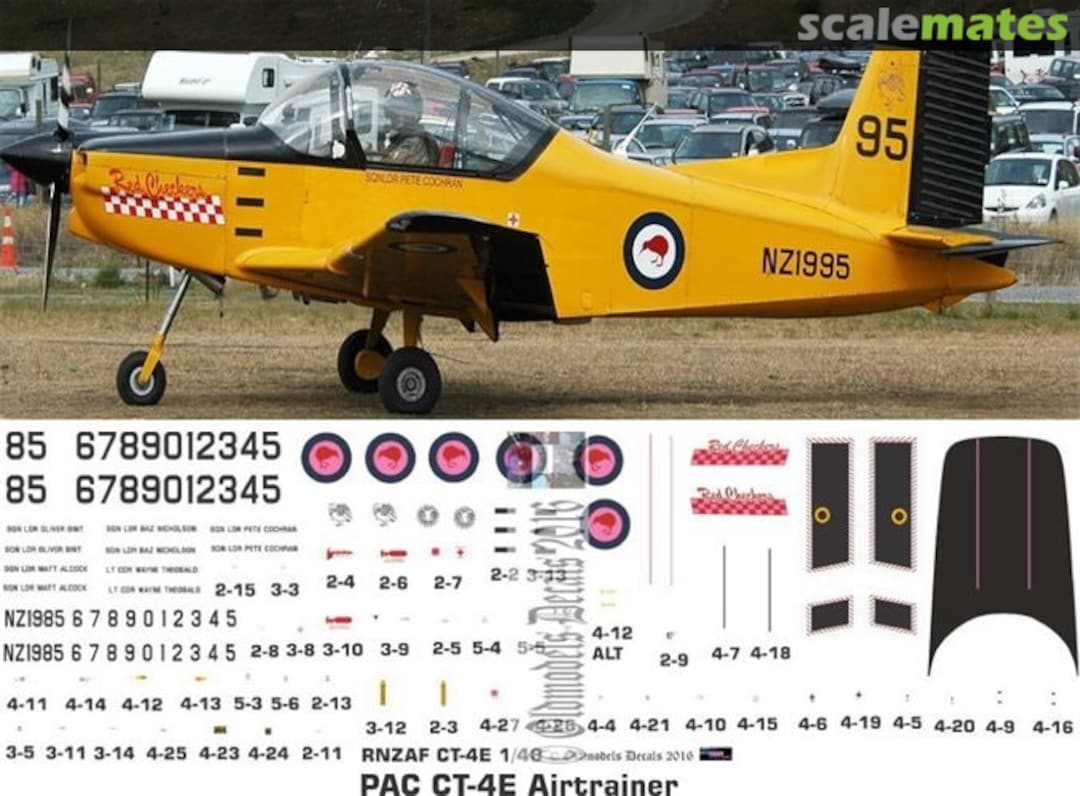 Boxart RNZAF PAC CT-4E Airtrainer OMD0365 Oldmodels Decals Boxart RNZAF PAC CT-4E Airtrainer OMD0365 Oldmodels Decals