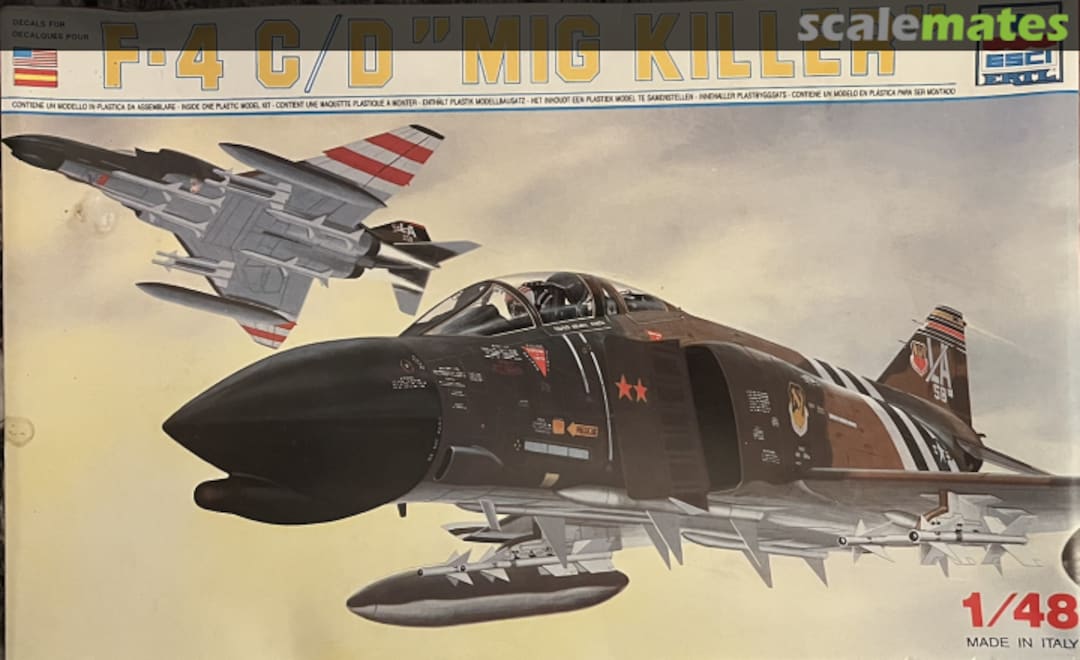 Boxart F-4C/D 4044 ESCI Boxart F-4C/D 4044 ESCI